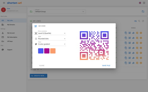 Beautiful QR codes